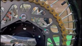 AMP MOTO RR Sprocket detail - Only the finest race ready products on this machine