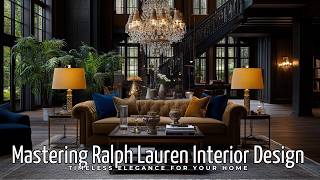 Mastering Ralph Lauren Interior Design : Timeless Elegance for Your Home