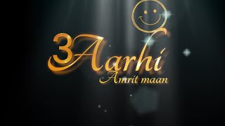 3aarhi status lyrics | 3 Aarhi amrit maan lyrics | 3 Aarhi black screen status lyrics | emoji lyrics