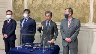 2021年1月6日　安住国対委員長　野党国対委員長連絡会議後ぶら下がり