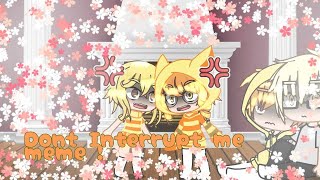 Don't interrupt me meme| TsukiHina children🧡💛| Thumbnail made by @DanzLee | Enjoy!