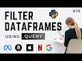 FAANG Job Series: Filtering Pandas Dataframes with QUERY - Python for Data Science | Meta Interview
