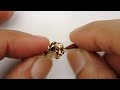 natural cognac brown diamond round solitaire 2.08ct 8mm solid 18k white gold ring jp 0017