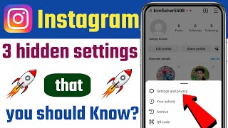 3 Instagram hidden settings that you should know?|3 Instagram hidden settings tricks||