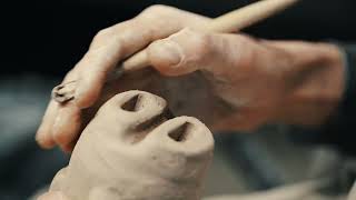 Як створюється керамічна колекційна іграшка/ How the handmade ceramic collectible art toy is created