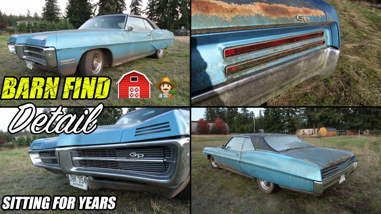 CLASSIC 1967 PONTIAC GRAND PRIX TRUE SURVIVOR BARN FIND | RESCUE DETAIL ...