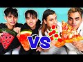Gummy Food vs  Real Food Challenge! *EATING GIANT GUMMY FOOD!*