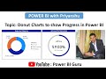 Progress Chart and Donut Chart in Power BI