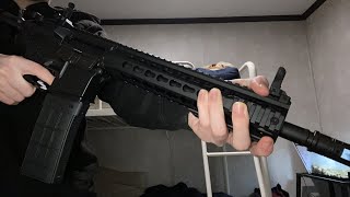 CYMA Full Metal M4 AEG with 10” Keymod Rail Unboxing And Reveiw