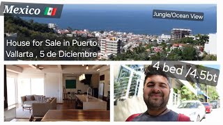 House for Sale in  Mexico  🇲🇽 Puerto Vallarta, Jalisco , 3400 plus Square feet home 🏡