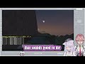 okayu has wild imagination about gal takane lui minecraft hololive sub