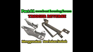 tutorial membuat rumah trigger reverse atau roller #spearfishing #menombakikan