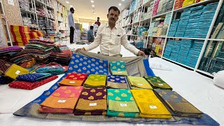 Chickpet Bangalore Wholesale Saree Shop/Single Saree Courier Available