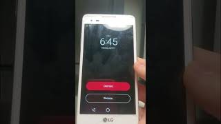 LG Tribute HD Alarm \u0026 Timer alert