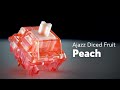 Ajazz Diced Fruit Peach Sound Test with GMK, MT3 and SA Keycaps