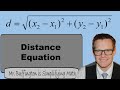 Math 8 Lesson 29: Distance Between Two Points on a Graph (Simplifying Math)