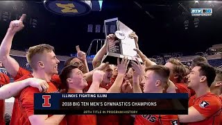 Illinois Men's Gymnastics 2018 Big Ten Champions