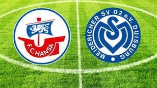 Hansa Rostock -  MSV Duisburg 1:3