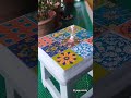 diy mosaic table mosaic tile table decor at home shorts diydecor tabledecoration tabledecor