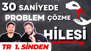 30 Saniyede Problemleri Nasıl Çözüyor? | TR Sayısal 1.Sinden Problemler Çözümü #yks #yks2025 #tyt