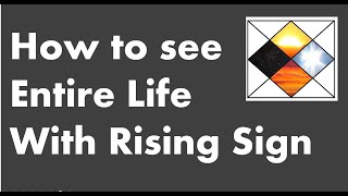 Entire life with Ascendant Sign