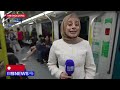 commuters stuck in train underground for two hours 9 news australia