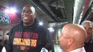 'It's our season' | Commanders owner Magic Johnson gushes proudly following victory over Tampa Bay