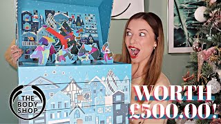 THE BODY SHOP LARGEST ADVENT CALENDAR 2021 UNBOXING / *Multiple Products Inside EACH Door!*