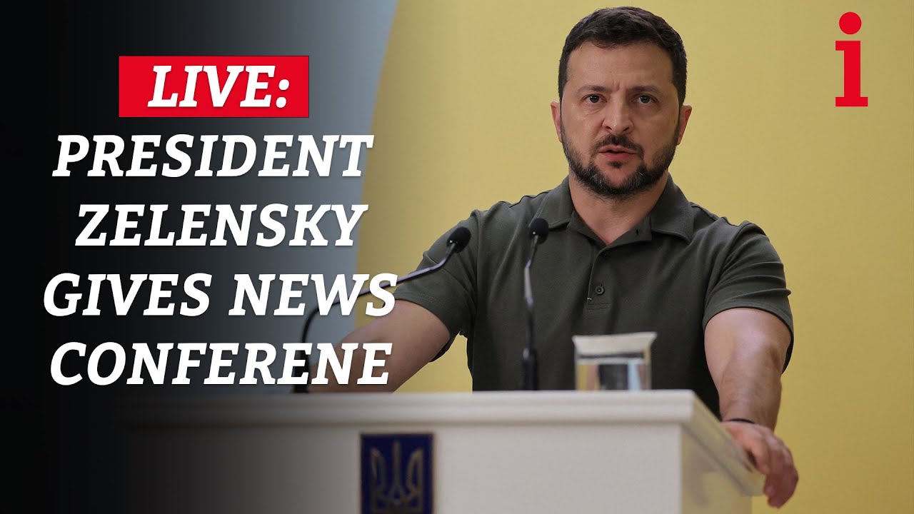 LIVE: Ukrainian President Volodymyr Zelensky Speaks To Media - YouTube