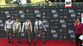 Korean pop group EXO Rocks the KCON Convention in Los Angeles, in front of 10,000 excited fans