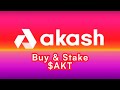 How to Buy and Stake Akash $AKT Token using Osmosis and Keplr Wallet IN 3 MINUTES!