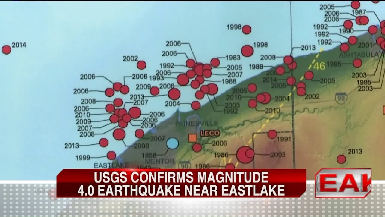 Earthquake Rattles Northeast Ohio - YouTube