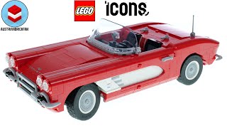 LEGO Icons 10321 Corvette - LEGO Speed Build Review