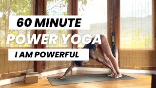 60 Minute Upper Body Yoga Flow | Intermediate Yoga Flow  "I am Powerful"