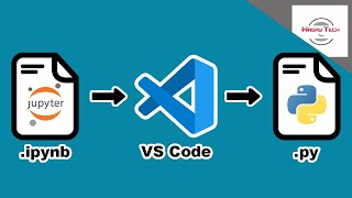 Convert Jupyter Notebook File into Python File in VS Code | Convert ipynb file to py file VS Code