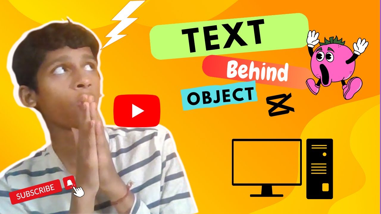 HOW TO MAKE TEXT BEHIND VIDEO - YouTube