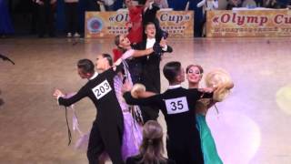 Спиридонов Никита  - Дранникова Дарья Quickstep WDSF OPEN YOUTH STANDARD Кубок Олимпа - 2017