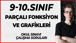 9-10.Sınıf Parçalı Fonksiyon ve Grafik Çizme | Yazılı Hazırlık