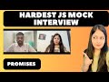 Hardest Javascript Mock Interview | Can you solve this? #promises
