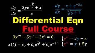 Differential Equations - Full Review Course | Online Crash Course