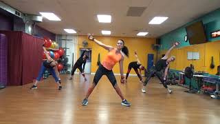 BIG BURN cardio kickboxing class!!!