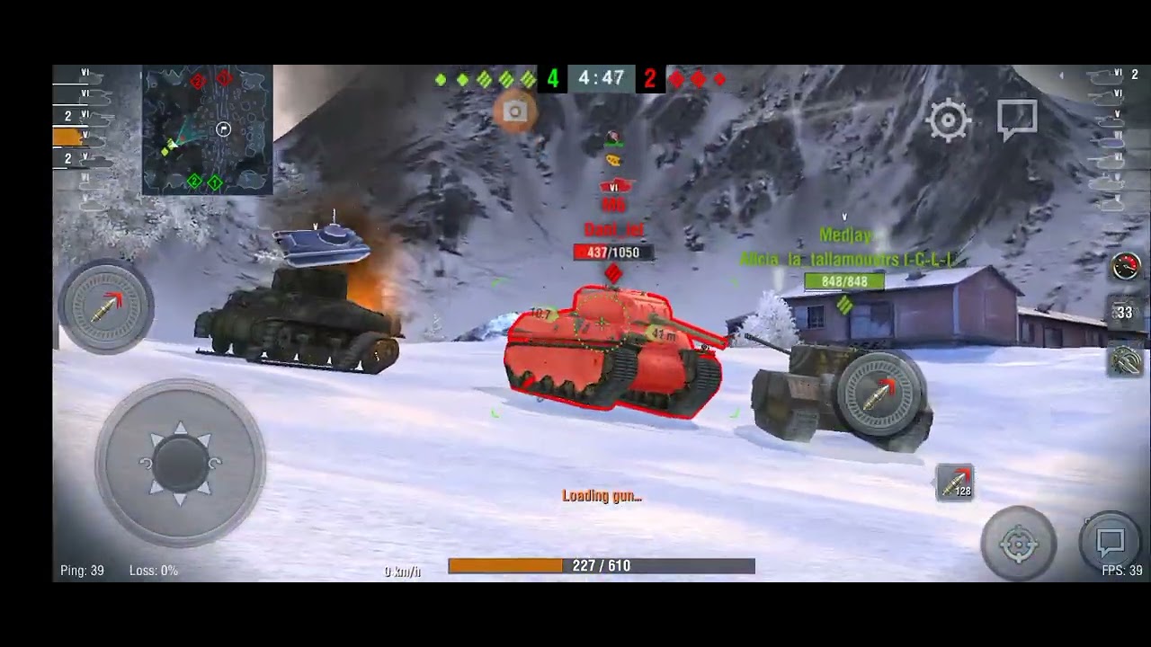 Leopord Tank Winning A Game With 49 Hp Left Youtube