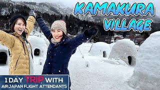 Superb view of Snow in Kamakura Village【1DAY-Sightseeing】