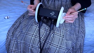 ASMR ベッドで寝る前の両耳かき 😴 11種類