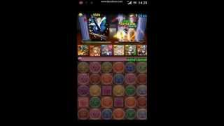 [パズドラ]Puzzle \u0026 Dragons︰HUNTER×HUNTER コラボ 東ゴルトー プロ 炎隼x白光炎隼《5th GC》