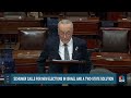 full speech sen. schumer calls for new elections in israel