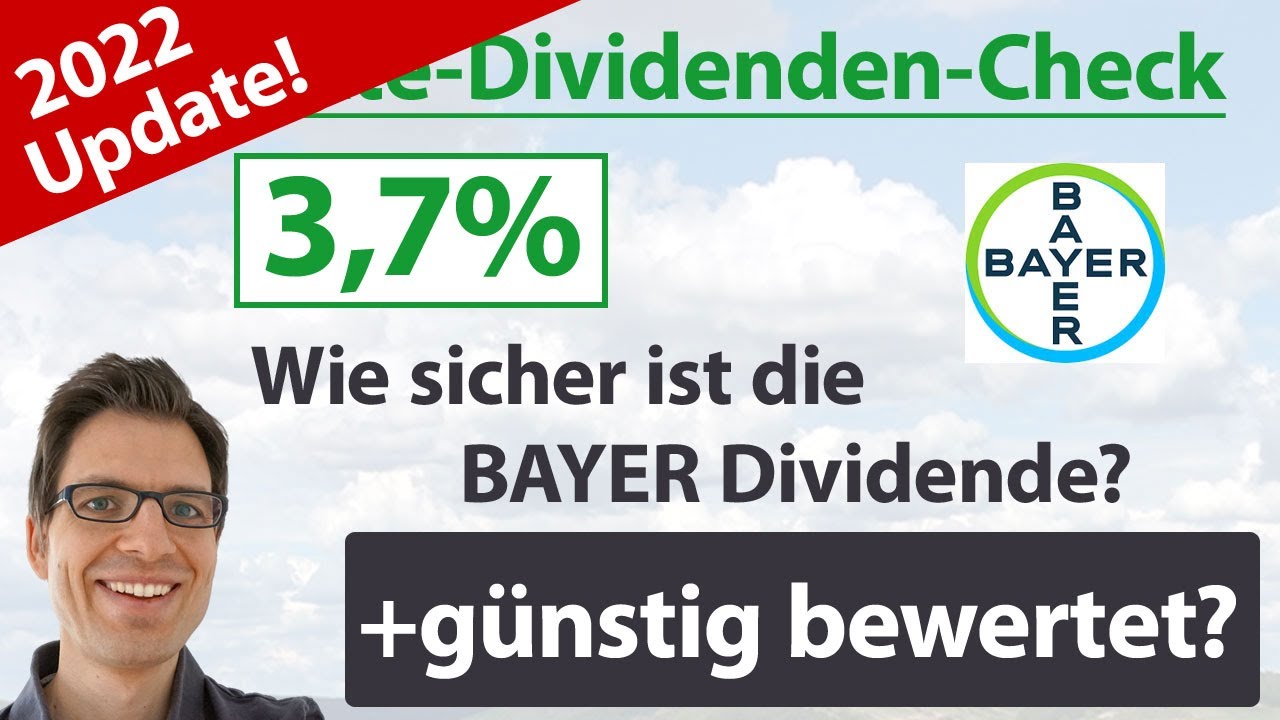 Bayer Aktienanalyse 2022: Wie Sicher Ist Die Dividende? (+günstig ...