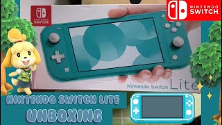 Nintendo Switch Lite Blue Turquoise  + Animal Crossing: New Horizons Gamecard