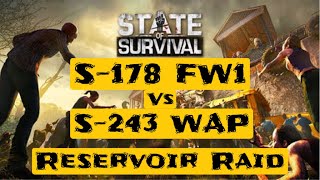 Reservoir Raid S178-FW1 vs S243-WAP: great battle that goes down to the final minutes