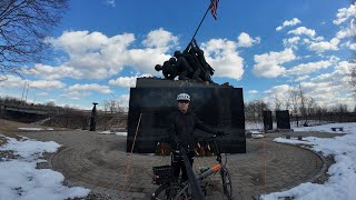 Tern Link ride to National Iwo Jima Memorial Park CT.